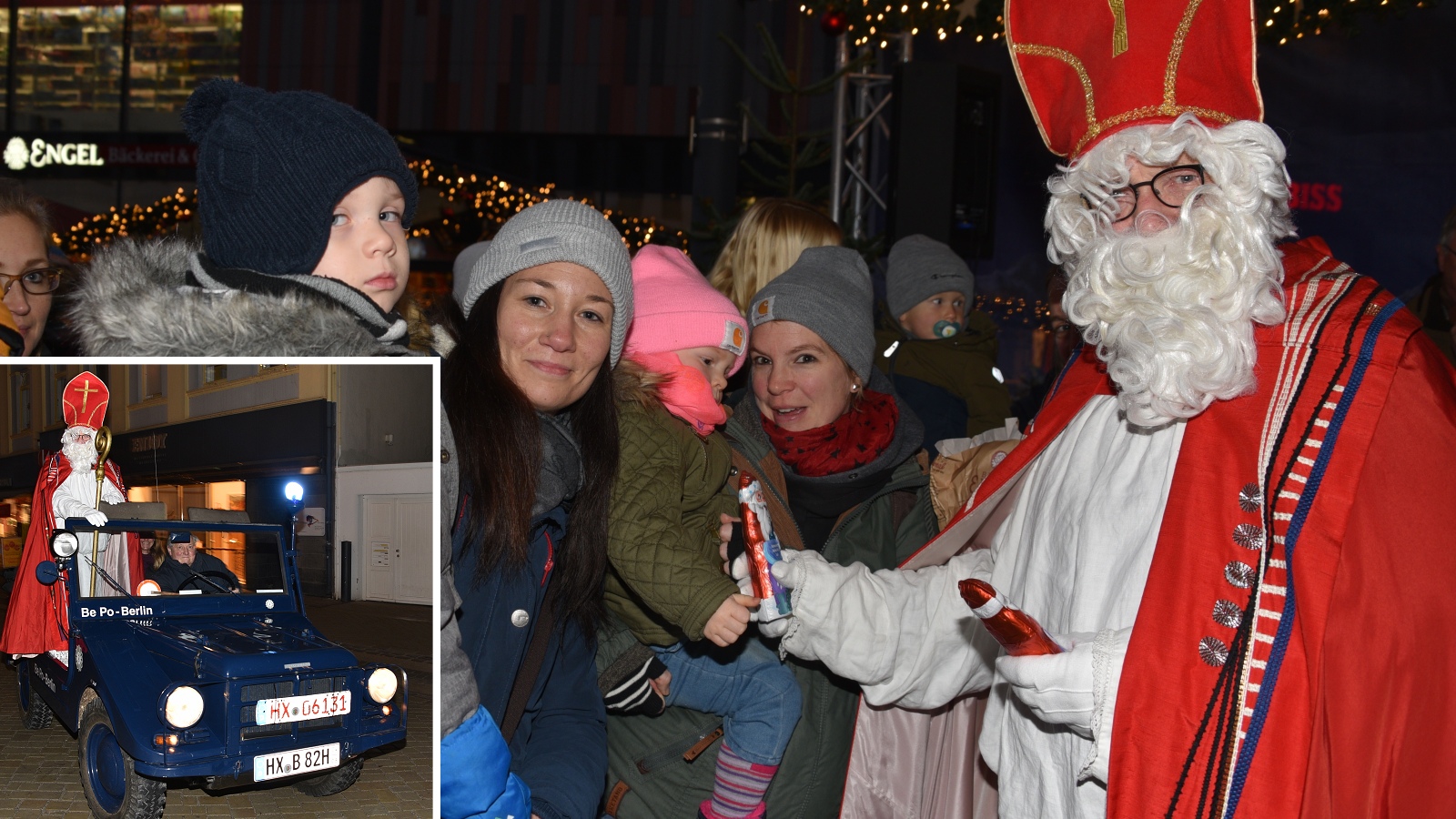 Der Nikolaus beschenkt in Höxter hunderte Kinder und Familien
