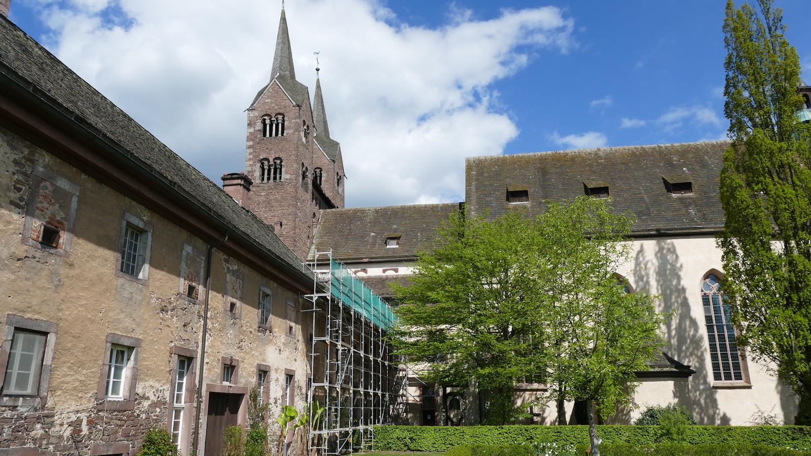 Corvey: Bauarbeiten zur barrierefreien Erschließung des Johanneschores machen Umwege notwendig