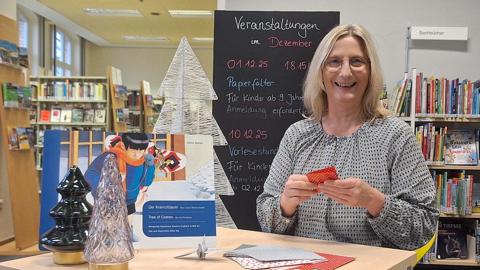 Papierfalter - Besondere Literaturabende für Kinder in der Stadtbücherei Höxter